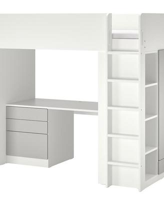 Letto scrivania IKEA  Smastad  ben tenuto