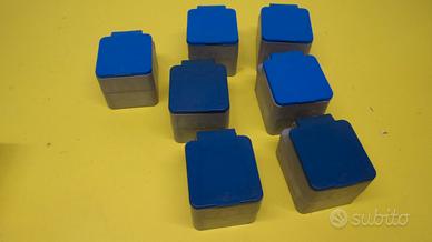 Kit 7 pezzi - Prese UNEL, poli tondi 2 x 10 / 16 A