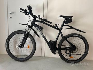 Bici elettrica MTB E-ST 500 XL con accessori