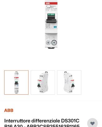 differenziale magnetotermico ABB