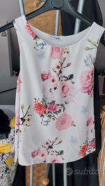 Top a fiori bambina - 10 anni / 140 cm
