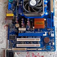 AsRock N68-S3 UCC + Athlon II X4 + Ram 2GB + Silen
