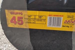 Catene da neve gruppo 45 cerchio 14 e 15