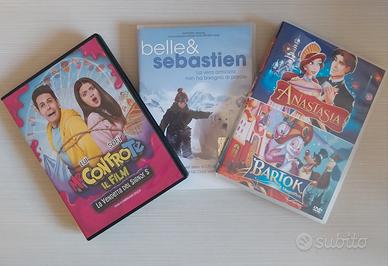 Dvd Film Me contro Te, Belle e Sabastien, Anastasi