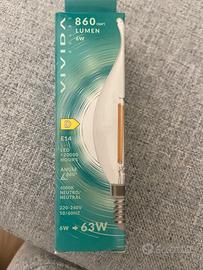 Lampadine LED E14 6W 4000K
