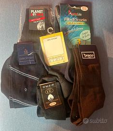 Otto paia di calzini lunghi da uomo