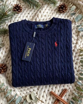 Maglione Blu Ralph Lauren-Taglia L