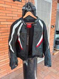 Giacca da moto in pelle Tschul