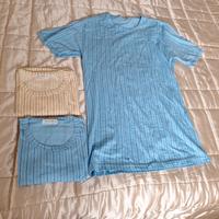3 Maglie intime uomo cotone taglia M nuovo