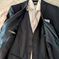 Abito cerimonia blu Andrea Versali tg.48