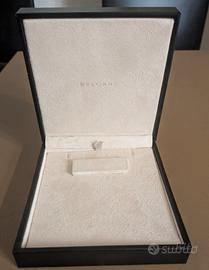 Bvlgari Box Originale In Pelle nera per collana 