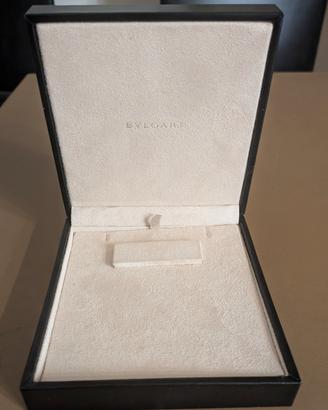 Bvlgari Box Originale In Pelle nera per collana 