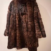 Pelliccia vintage marrone