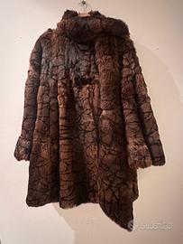 Pelliccia vintage marrone