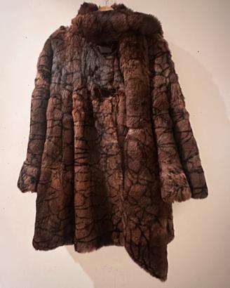 Pelliccia vintage marrone
