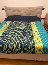 Letto matrimoniale contenitore PERDORMIRE grigio