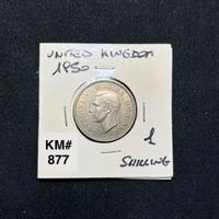 Collectible Coin 1 Shilling - George VI  1950 🇬🇧