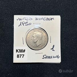 Collectible Coin 1 Shilling - George VI  1950 🇬🇧