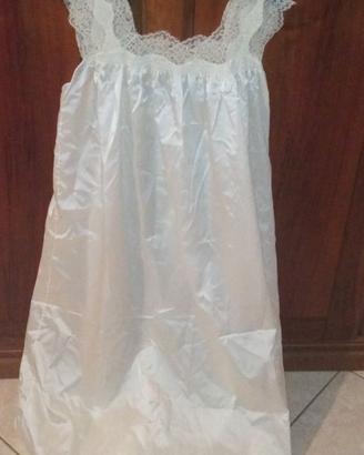 Sottoveste vintage raso pizzo