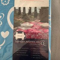 Tovaglia plastificata rettangolare per 6