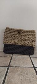 Pochette Bicolor Fatta A Mano