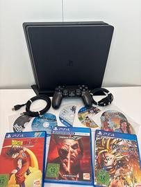 PlayStation 4 Slim + 9 Giochi + Controller + Stand