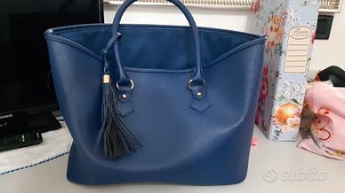 Shopping bag blu 