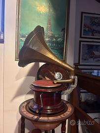 Grammofono a manovella vintage stile HMV – anni ’7