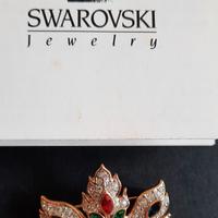 Spilla di maschera vintage Swarovski