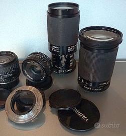 YASHICA/C : TAMRON Adaptall  Zoom: 35-135 + 80-200