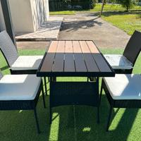 Set tavolo giardino outsunny