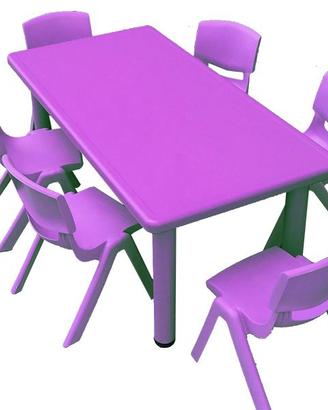 Tavolo Rettangolare per bambini dim 120 x 60 x 51