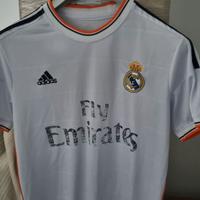 0892NN-Maglia Calcio Real Madrid Bianca