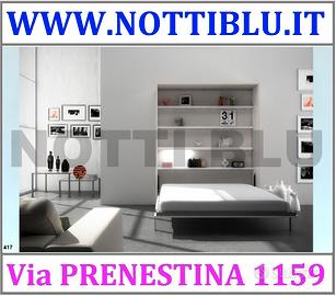 Letto a Scomparsa 2 piazze per materasso 160x190