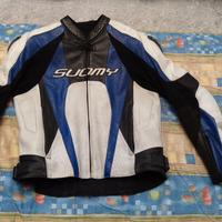 giacca moto in pelle suomy tg 50 