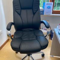 Poltrona da ufficio in pelle