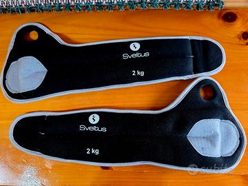 Polsiere/Caviliere da allenamento da 2 kg