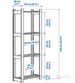 Scaffale ikea albert Nuovo