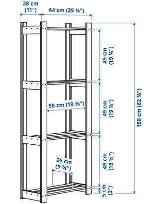Scaffale ikea albert Nuovo
