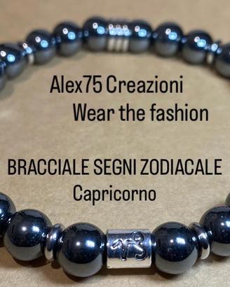 Bracciale artigianale SEGNI ZODIACALE: Capricorno