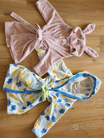 Lotto bimba 3 anni abiti cerimonia accappatoi