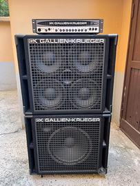 Amplificazione per basso Gallien Krueger 