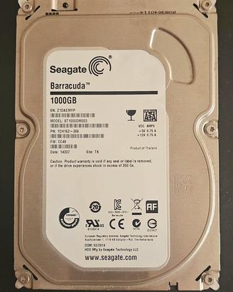 Hardisk SEAGATE Barracuda da 