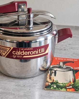 Pentola vintage Calderoni Trinoxia mai usata