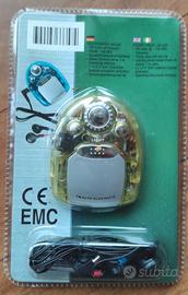 Radio tascabile con luce e auricolari 
