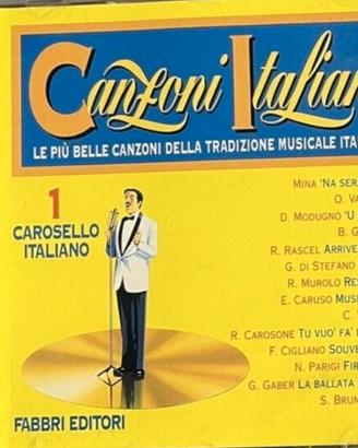 cd musicali -tradizione della musica Italiana-