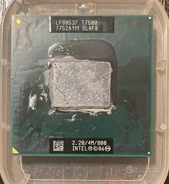Cpu per notebook T7500 2,2 GHz socket P core 2 duo