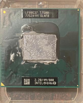 Cpu per notebook T7500 2,2 GHz socket P core 2 duo