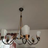 lampadario in vetro di Murano
