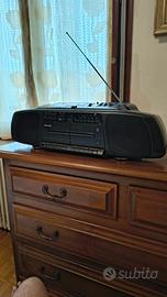 Radio stereo  Philips con lettore CD e cassette 
